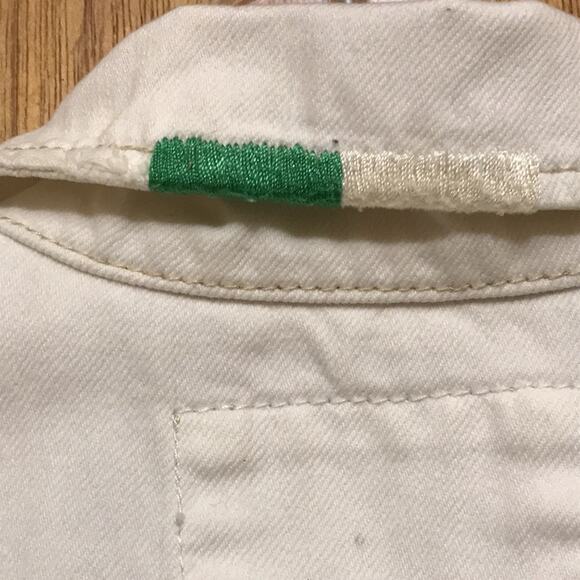 American Eagle Outfitters Cream  Pure Cotton Denim Jacket. M - Picture 7 of 9